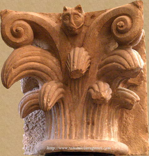 CAPITEL DEL TEMPLO DE SAN PEDRO DE VALDECAL -PALENCIA-